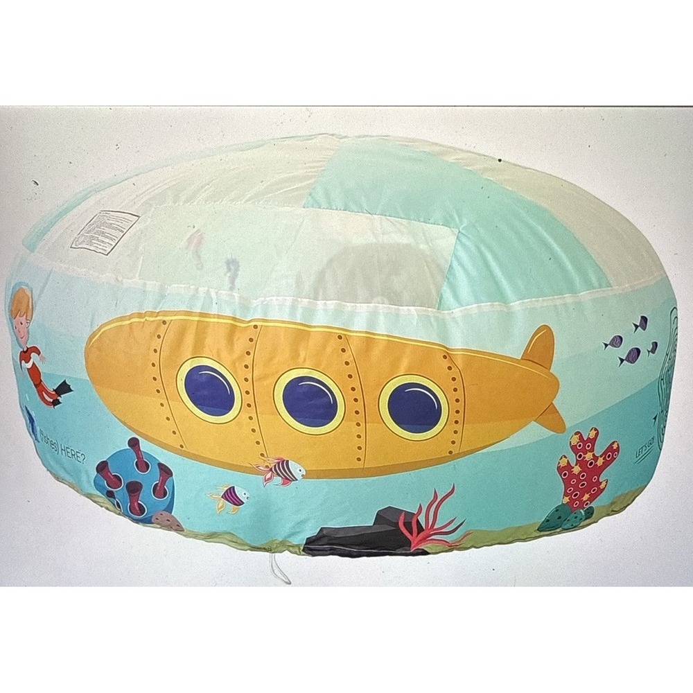 HIYA "Under the Sea" Inflatable Fort Cover Inflatable Playhouse for Kids - Picture 3 of 15